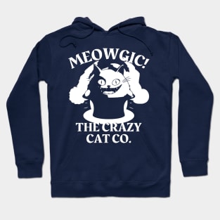 Cat Magician Design (white print) Hoodie